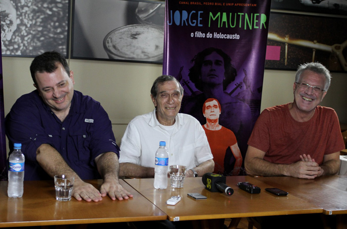Pedro Bial participa de coletiva de filme sobre Jorge Mautner