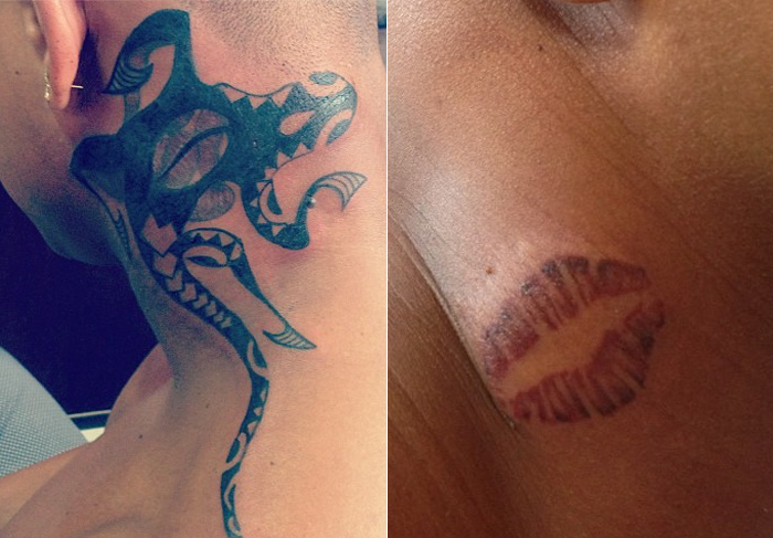 Léo Santana cobre tatuagem recente por outra de lagarto