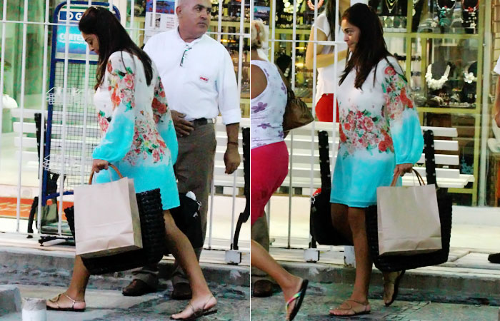 Juliana Paes vai às compras, no Rio