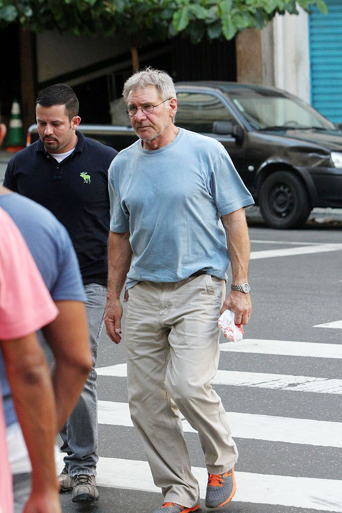 Confira os detalhes da estada de Harrison Ford pelo Brasil