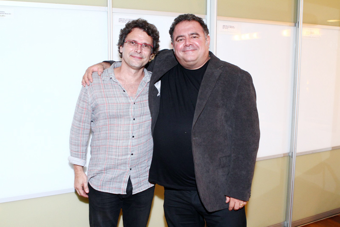 Leo Jaime e diretor Luiz Henrique Rios 