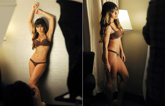 Sabrina Sato posa sexy para campanha de lingerie