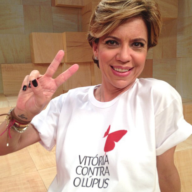 Astrid Fontenelle faz campanha no Dia Mundial do Lúpus