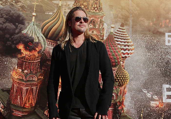 Brad Pitt lança Guerra Mundial Z no Festival de Cinema de Moscou  