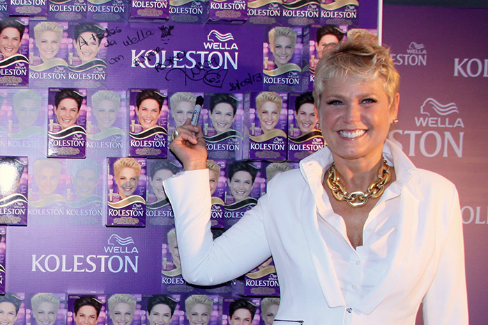 Xuxa tem seu rosto estampado em caixas de tintura para cabelo