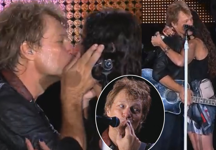 Bon Jovi beija fã e encerra a 5ª noite do Rock in Rio