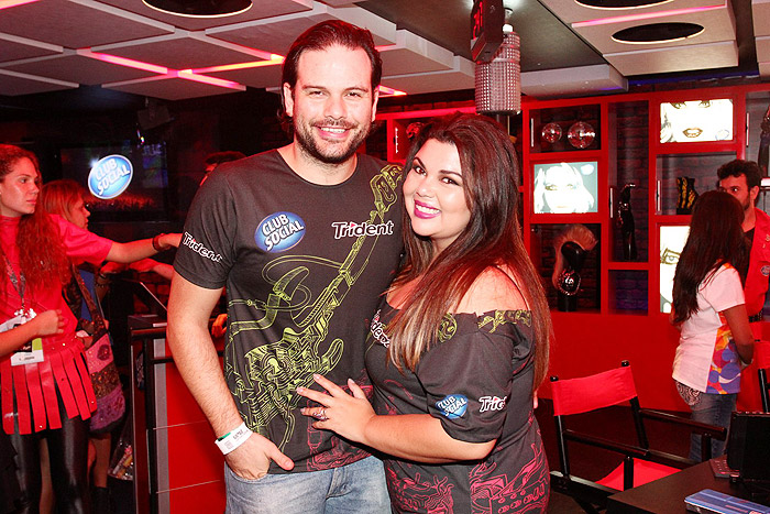 Fabiana Karla e o namorado Bruno Muniz