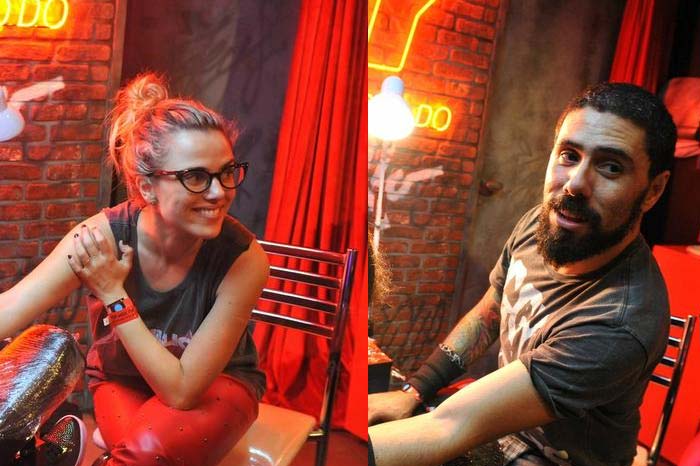 Nathália Rodrigues e seu marido Tchello, baterista do Detonautas Rock Club, tatuaram a palavra vida no pulso - ela no direito, ele no esquerdo