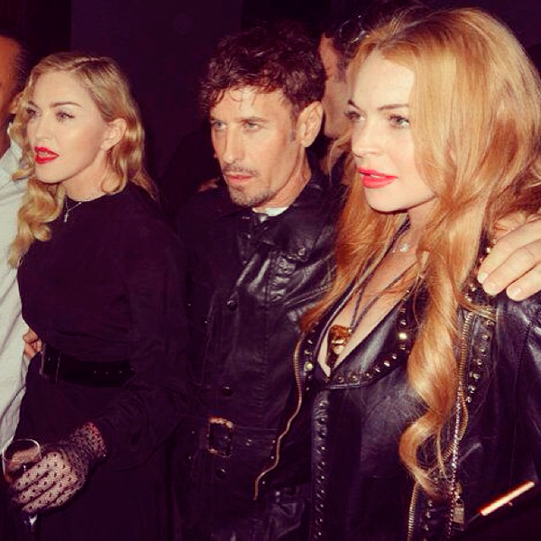 Lindsay Lohan aparece ao lado de Madonna em “projeto misterioso”