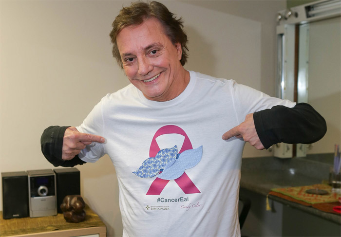 Fábio Jr. adere a campanha de prevenção do câncer de mama e de próstata