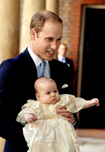 batismo do príncipe George, filho de William e Kate