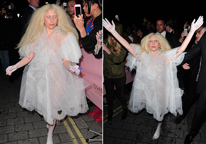 Lady Gaga se inspira no clima de Dia das Bruxas e assusta fãs em gravação