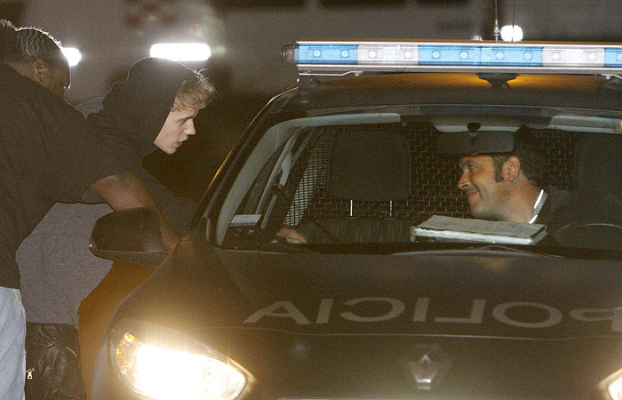 Justin Bieber cria confusão com a polícia argentina