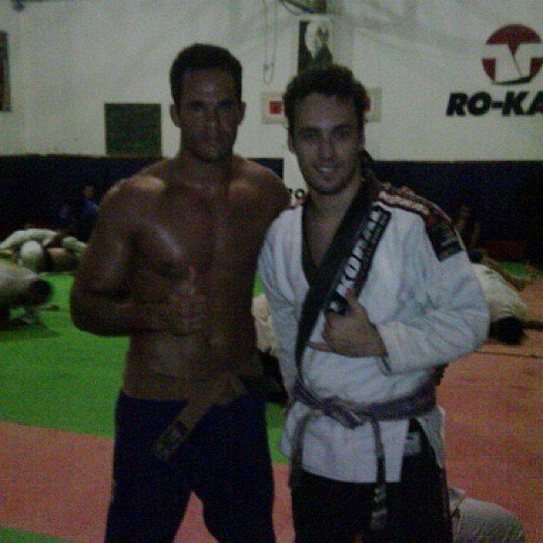 Rodrigo Andrade treina Jiu-Jitsu com amigo de infância