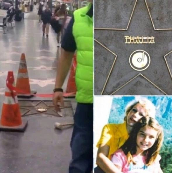 Já estão armando a estrela de Thalía na Calçada da Fama, em Hollywood