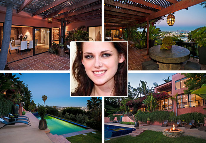 Os ídolos teen e sua incríveis mansões: Kristen Stewart criou uma casa perfeita para paparazzi. A mansão está localizado em Los Feliz, um bairro exclusivo de Los Angeles, bem perto de Hollywood Boulevard.  