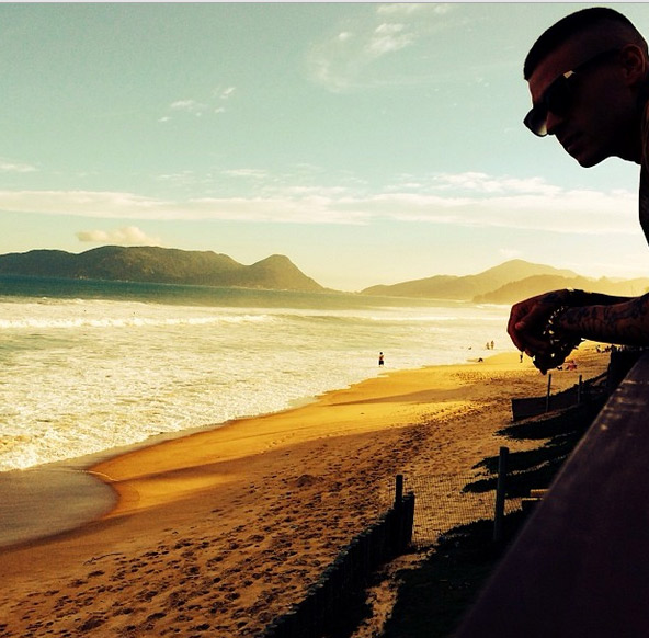 Mateus Verdelho admira paisagem: “A vida é boa”
