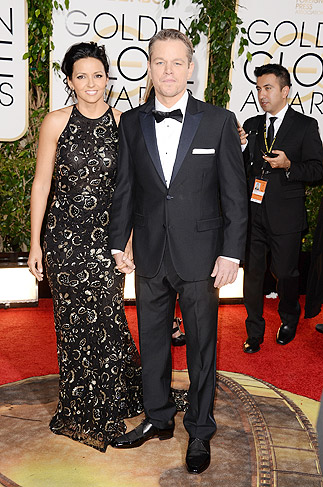 Matt Damon e sua esposa