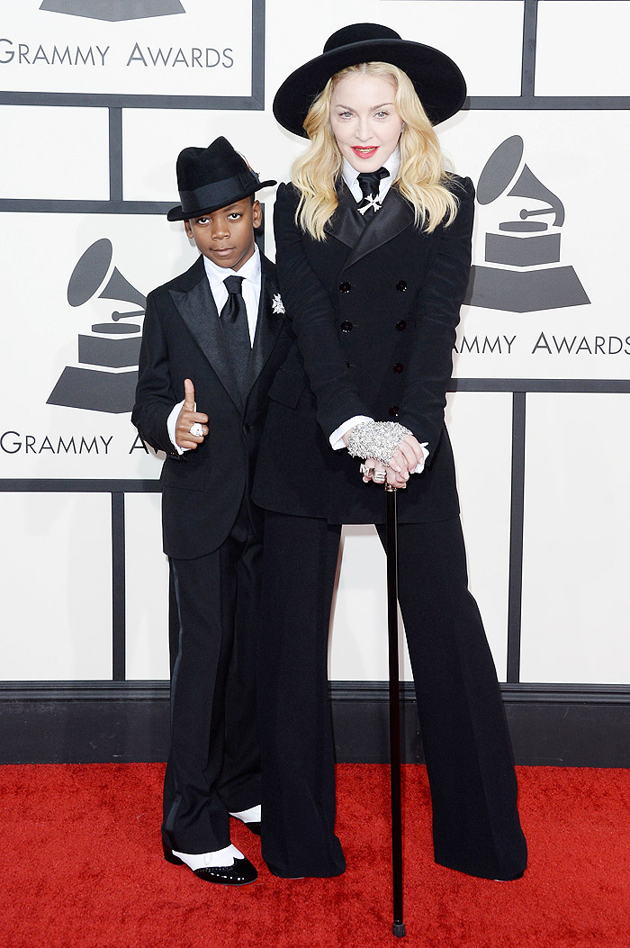 Madonna e seu filho David Banda
