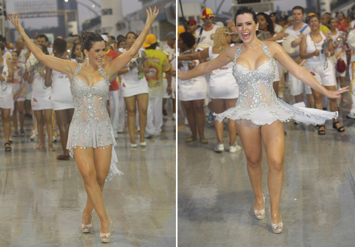 De micro vestido, Tânia Oliveira arrasa em ensaio da Tom Maior