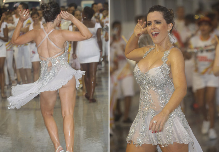 De micro vestido, Tânia Oliveira arrasa em ensaio da Tom Maior