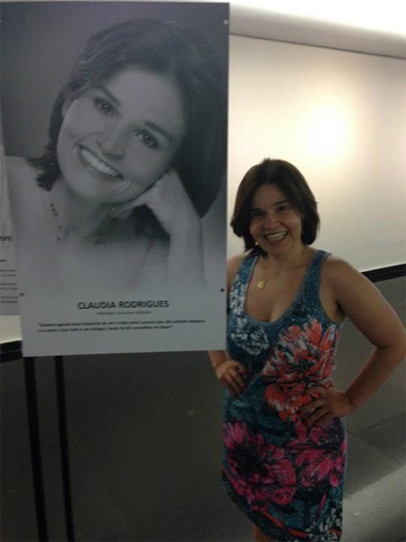 Cláudia Rodrigues participa de exposição no Senado