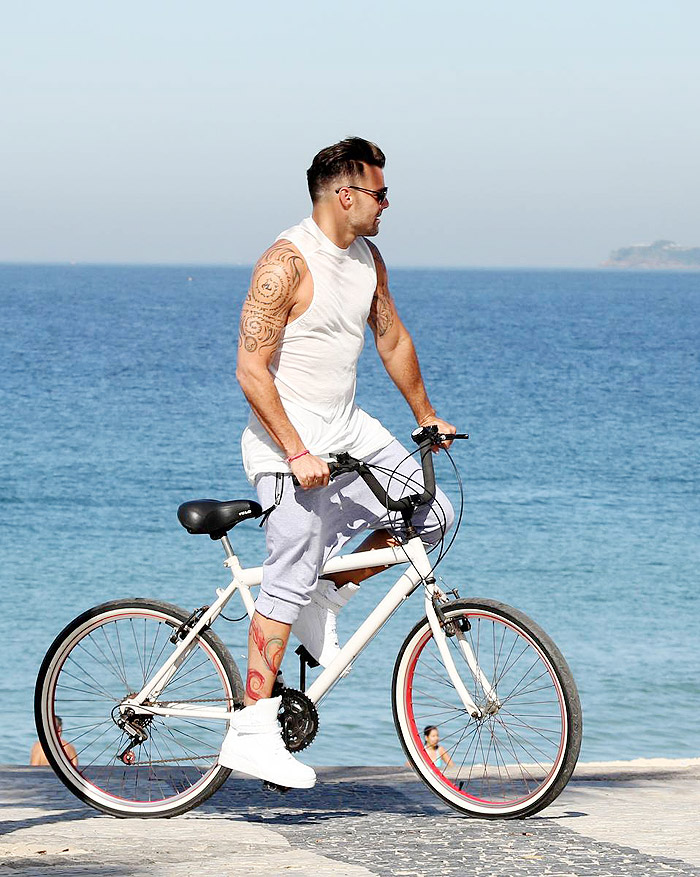 Ricky Martin grava clipe no Rio
