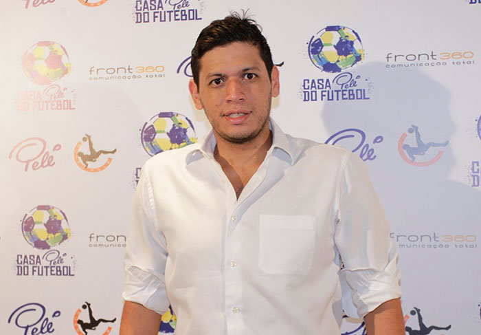 Pedro Caldas também marcou presença na festa de lançamento da Casa Pelé de Futebol