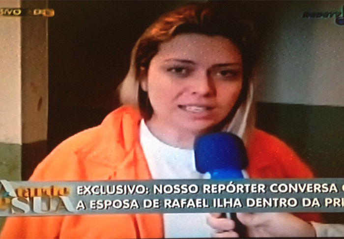 Mulher de Rafael Ilha fala direto da prisão: 'Somos inocentes'