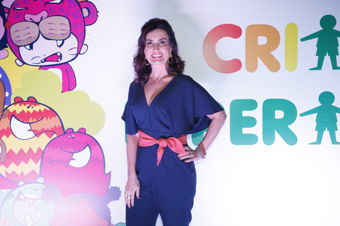 Fátima Bernardes mostra sua simpatia no show do Criança Esperança 2014 