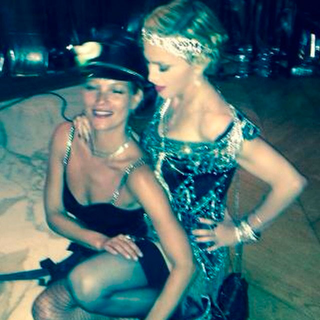  Madonna comemora aniversário junto com Kate Moss