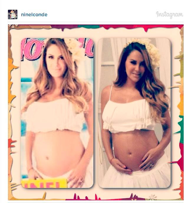 - Atriz de Rebelde reclama de photoshop em sua barriga de gravidez (