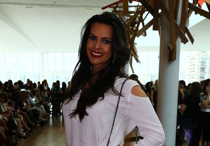 Famosos conferem evento de moda no Rio