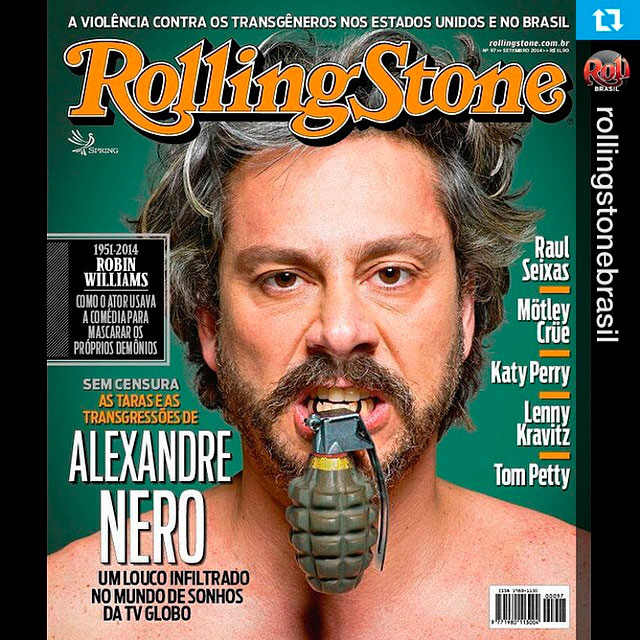 - Alexandre Nero brilha na capa da Rolling Stone 