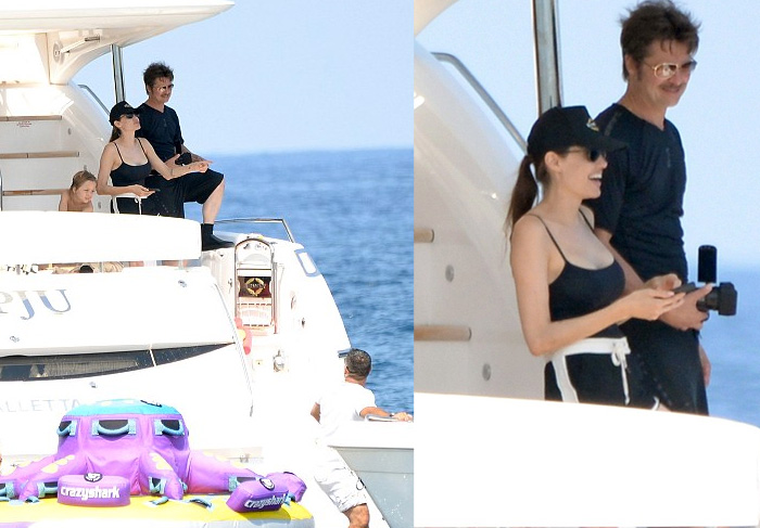 Amor em alto mar!  Veja as primeiras fotos da lua de mel de Brad Pitt e Angelina Jolie 