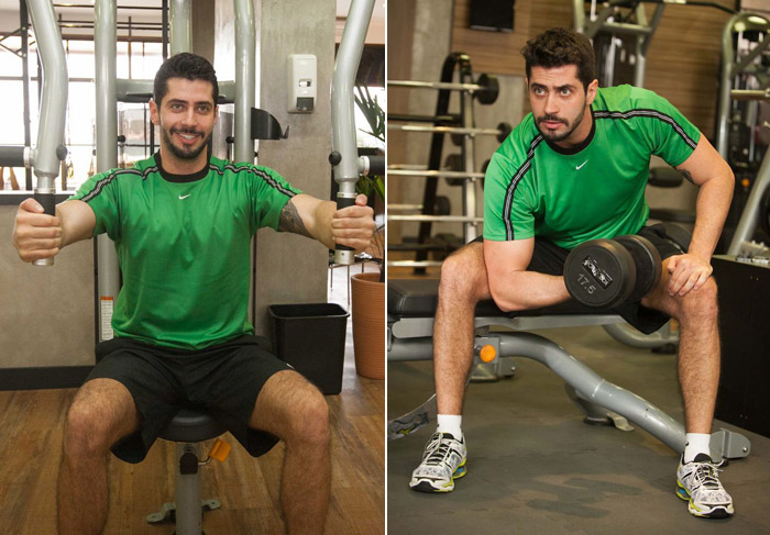 Ex-BBB Marcelo Zagonel pega pesado em treino e quer perder mais uns quilos