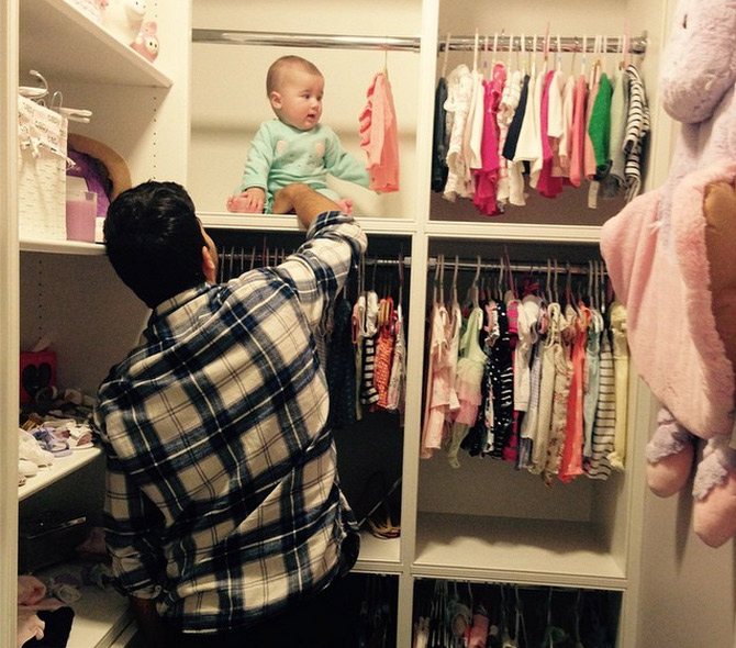  Filha de Kevin Jonas já tem seu próprio closet 
