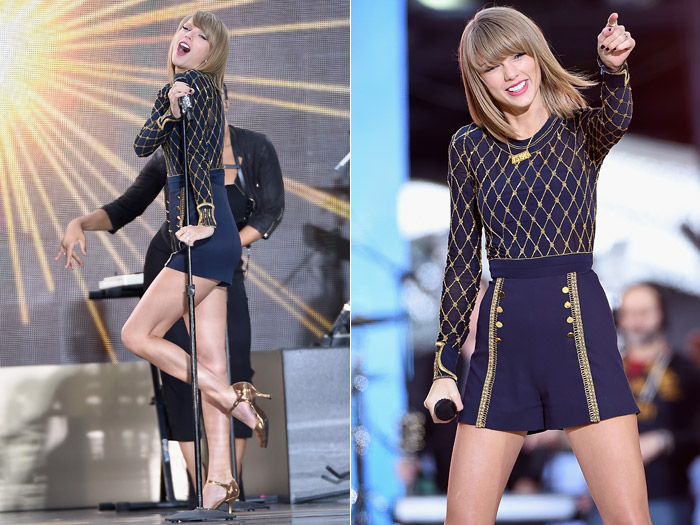  Taylor Swift arrasa em show na Times Square em Nova York