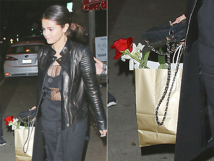 Selena Gomez flagrada em jantar romântico com o ator David Henrie