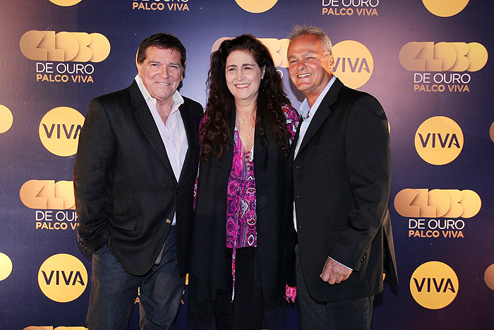 Famosos no lançamento do Globo de Ouro Palco Viva