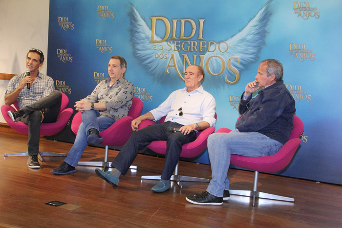 Renato Aragão apresenta o telefilme Didi e o Segredo dos Anjos no Rio