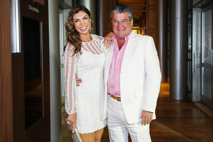 Leila Schuster com o marido José Luiz Gandin