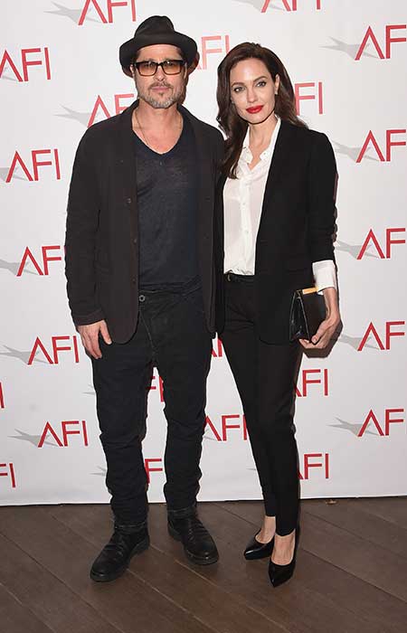 Angelina Jolie e Brad Pitt são homenageados no  15º AFI Awards