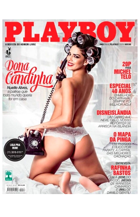 Nuelle Alves é a capa de fevereiro da Playboy 