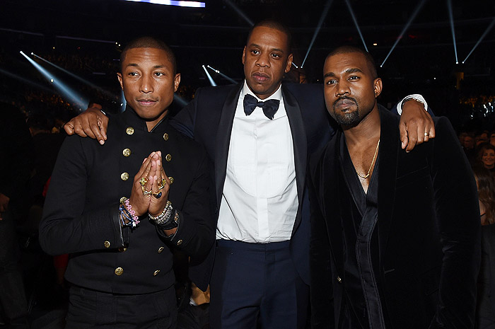 Pharrell Williams, Jay-Z e Kanye West
