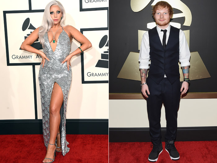 Lady Gaga confunde Ed Sheeran com garçom