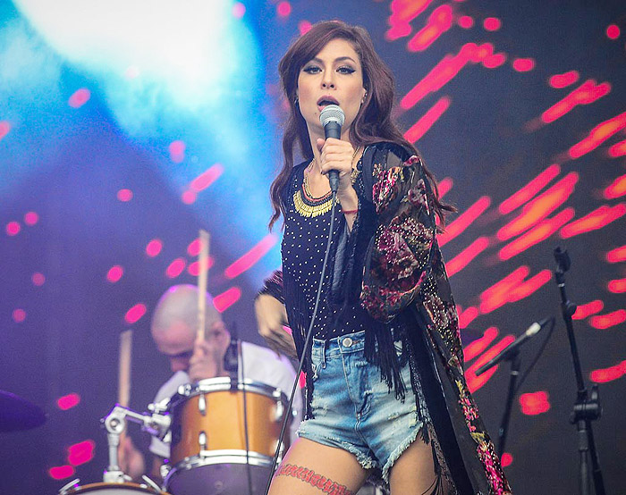 Pitty se apresenta no festival Lollapalooza em São Paulo