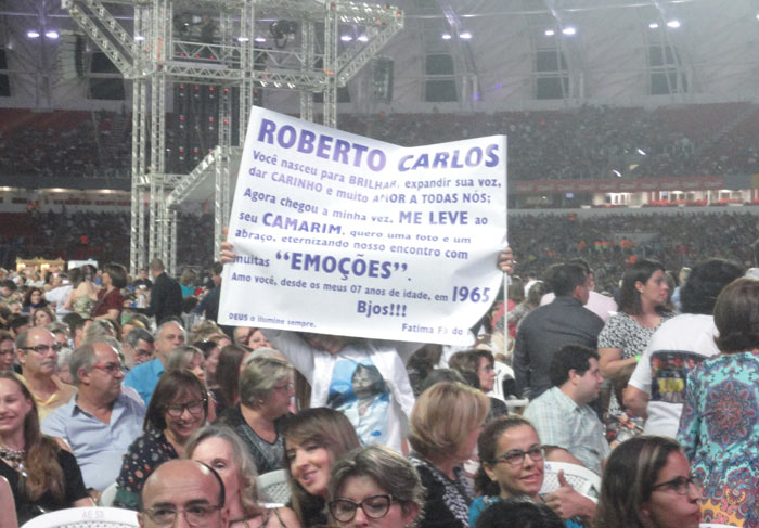 Roberto Carlos se apresenta em Porto Alegre
