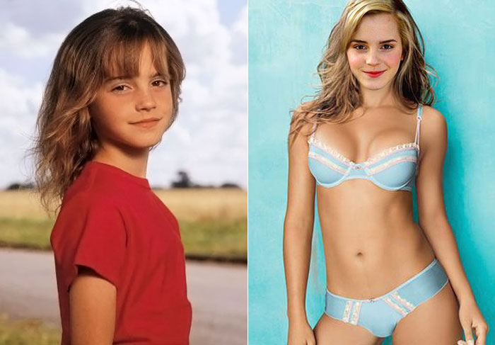 Emma Watson pode fazer o papel que for, mas ela sempre será lembrada pelo papel de Hermione na saga dos filmes de Harry Potter. Entretanto, o corpão evoluiu bastante!
