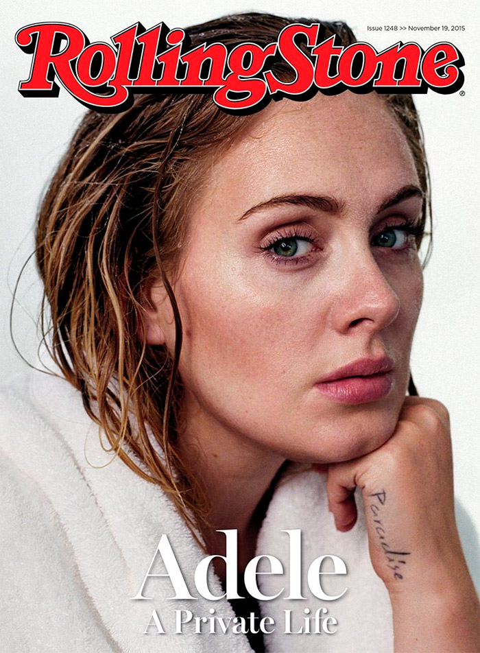  Adele aparece sem maquiagem em capa de revista